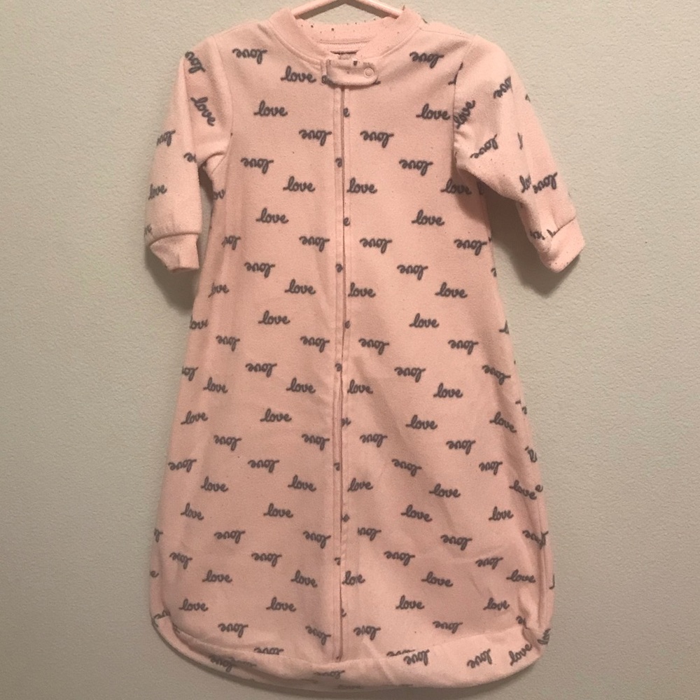 Carters pink sleep sack blanket